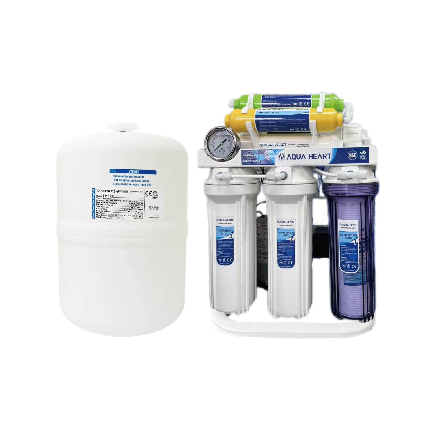 Aqua-Heart-AH-102 Water Purifier with Stand Taiwan - Aqua Heart 7 Stage - Image 1