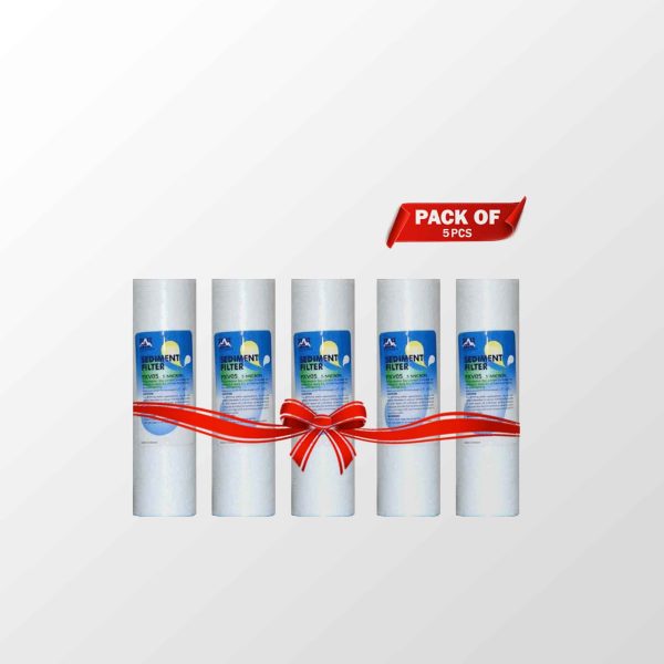 10″ PP Sediment Filter 150g - 5Pcs