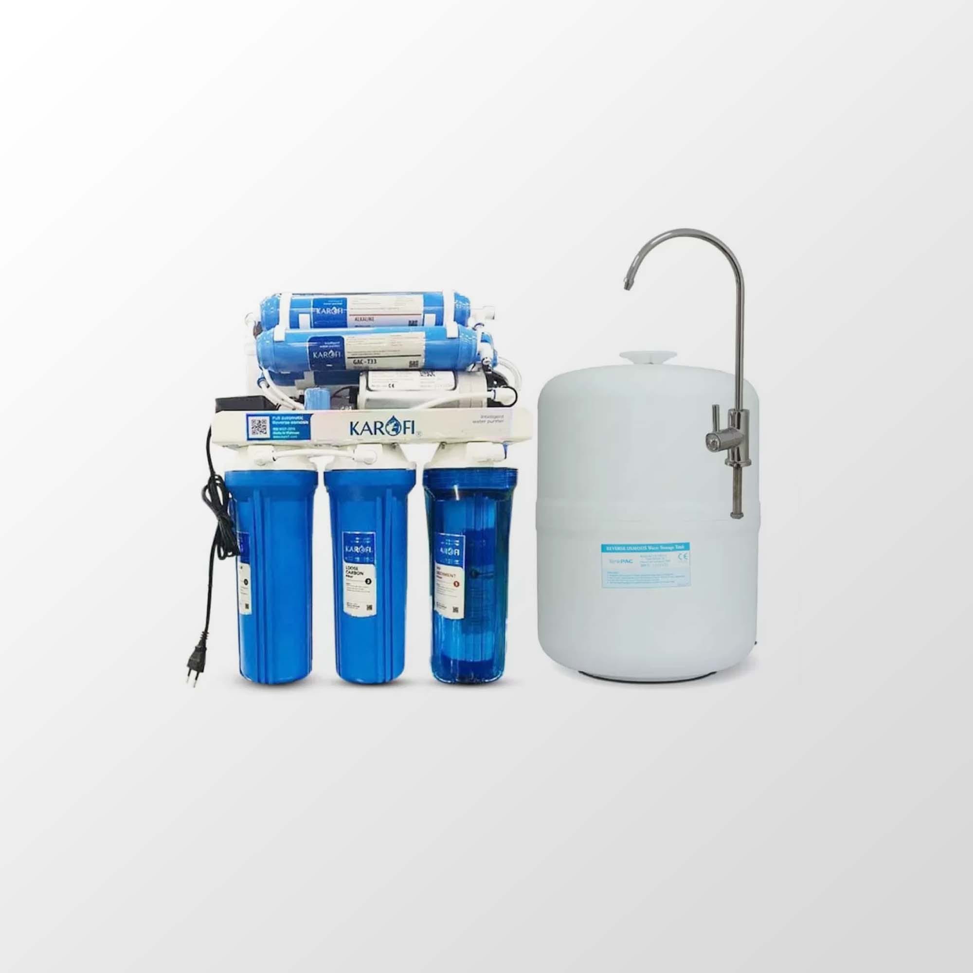 KAROFI-CABINET-RO-Water-Filter-6-Stage-100GPD-Vietnam KAROFI CABINET RO Water Filter – 100GPD Vietnam - Image 1