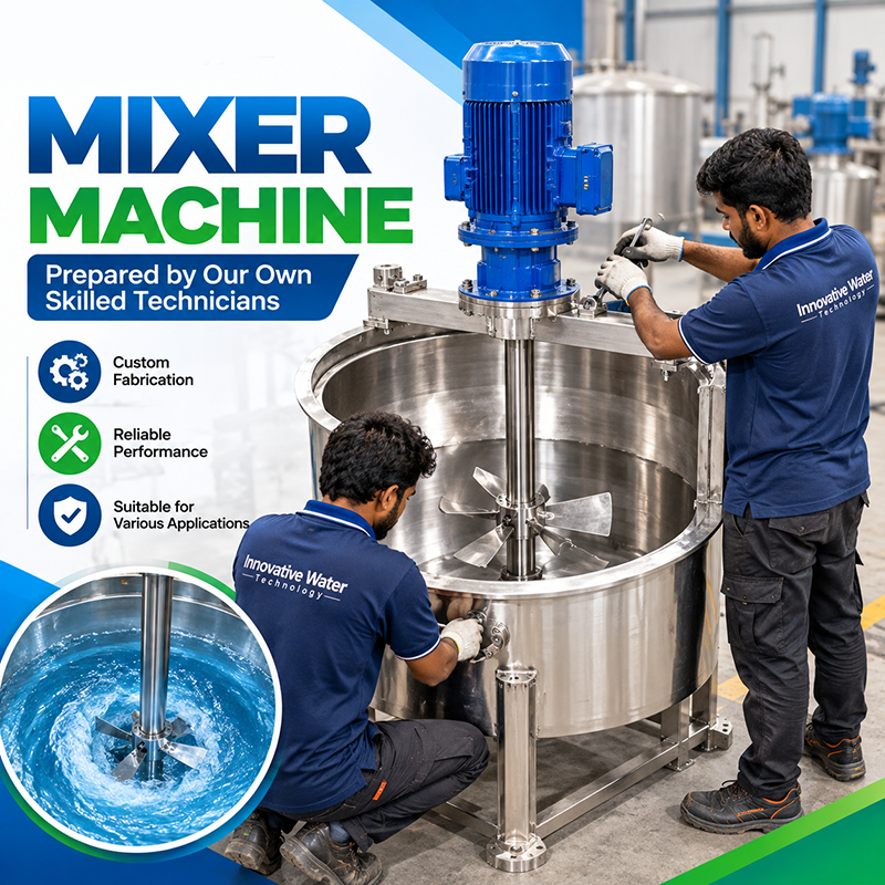 Innovative Water Mixer Machine Poster