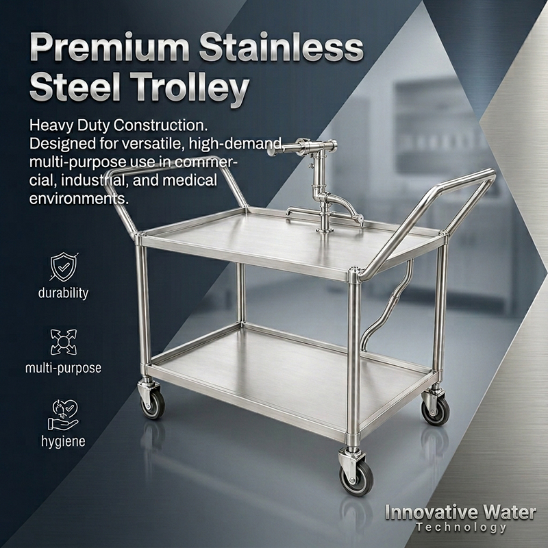 stainless steel trolley
