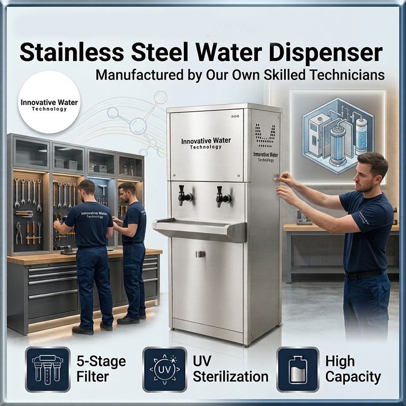 Stainless steel water dispenser